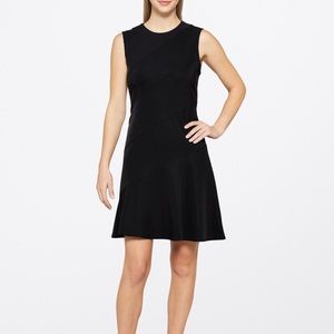 Theory Diagonal Drape Dress